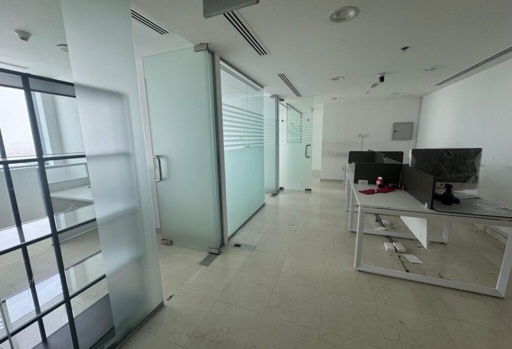 Glass Partitioned Office | With Cabins & Workspace
