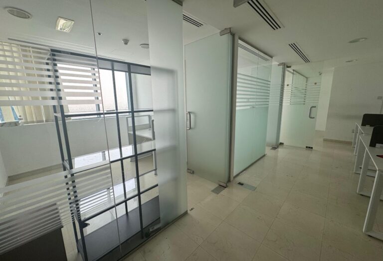 Glass Partitioned Office | With Cabins & Workspace